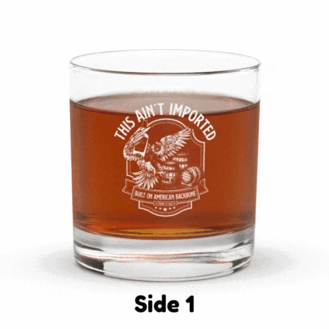 This Ain't Imported Whiskey Glass